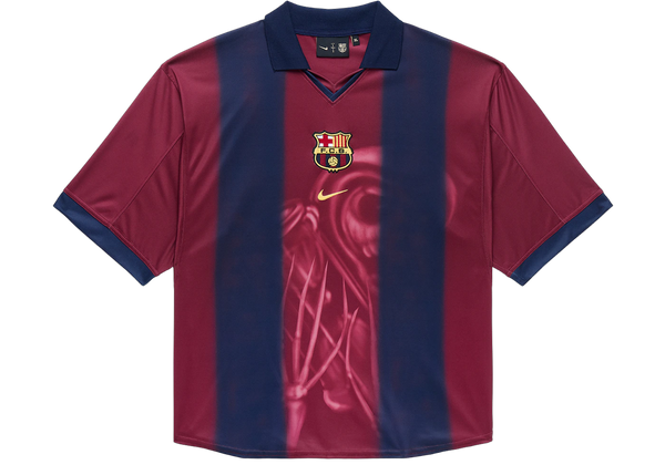 Travis Scott x Nike x FC Barcelona Retro 2000/01 Home Skeleton Jersey Multicolor