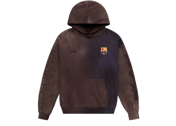 Travis Scott x Nike x FC Barcelona Split-Dye Crest Hoodie Multicolor
